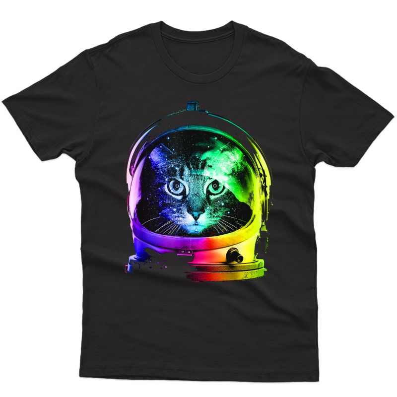 Astronaut Cat T-shirt Space Cat Tee For , , 