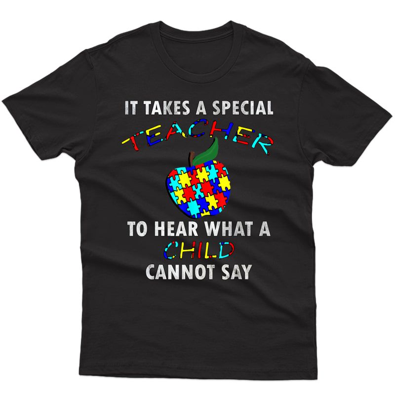 Autism Tea Shirt Quote Special Ed Autistic Awareness Day