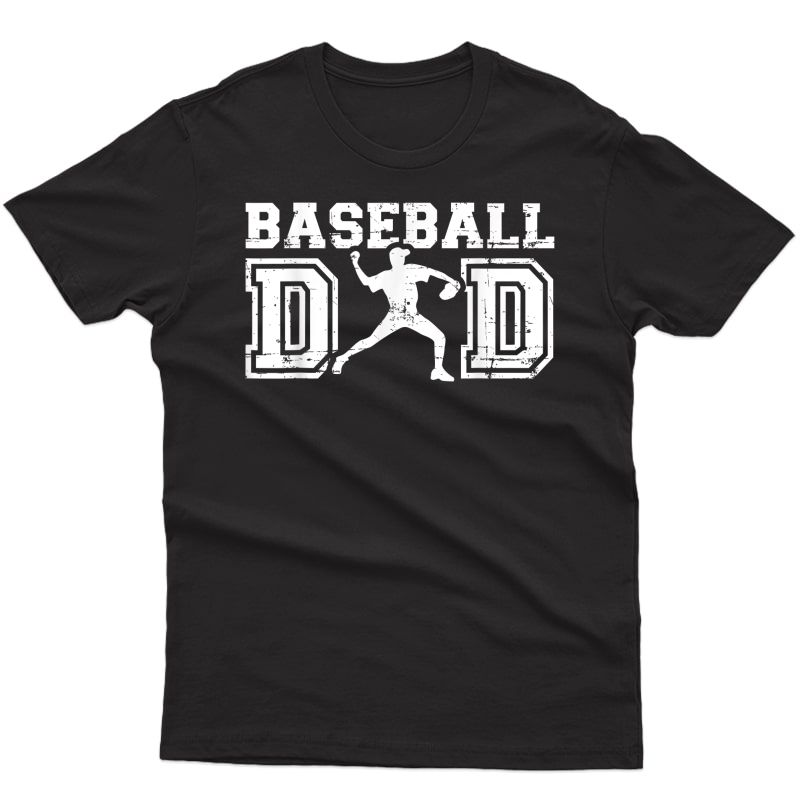 Baseball Dad Gift For Father's Day T-shirt