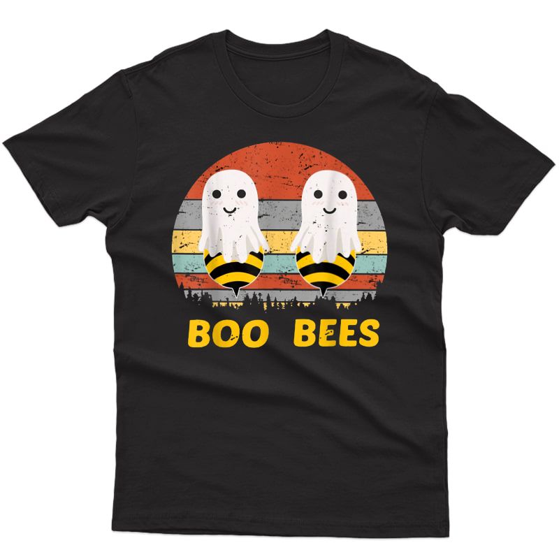 Boo Bees Vintage Halloween - Vintage Boo Bees Funny T-shirt