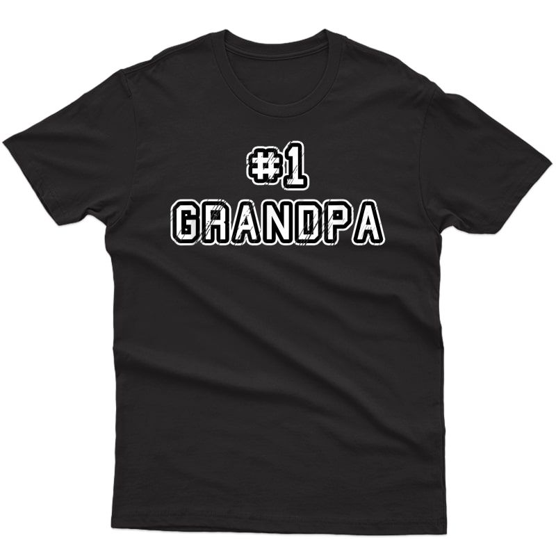 Cool Grandfather Number 1 Grandpa Granddad T-shirt T-shirt