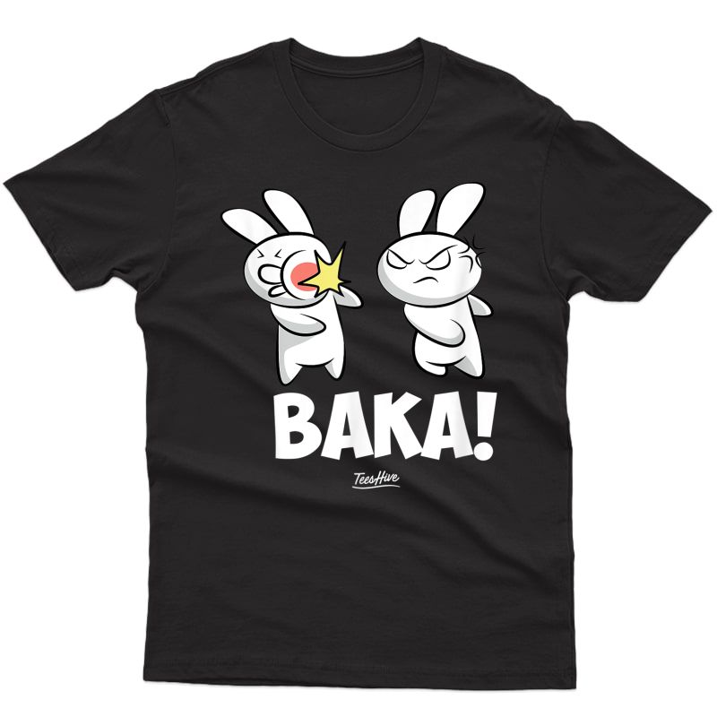Funny Anime Baka Rabbit Baka Japanese Anime Lover T-shirt