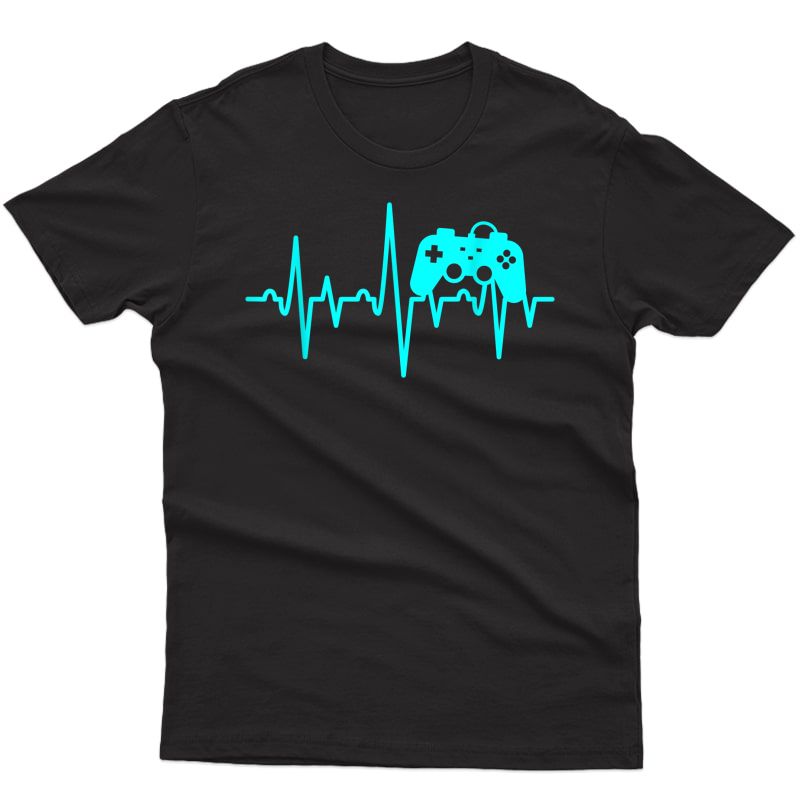 Gamer Heartbeat T-shirt Video Game Players Shirt