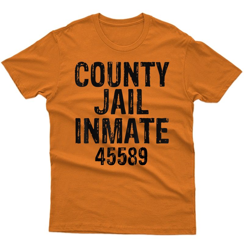 Halloween County Jail Inmate Costume T-shirt