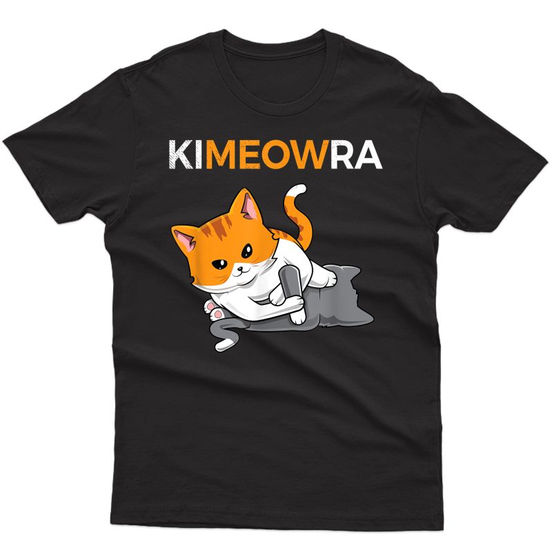 Jiu Jitsu Kimura & Cute Kawaii Cat Funny Bjj T-shirt