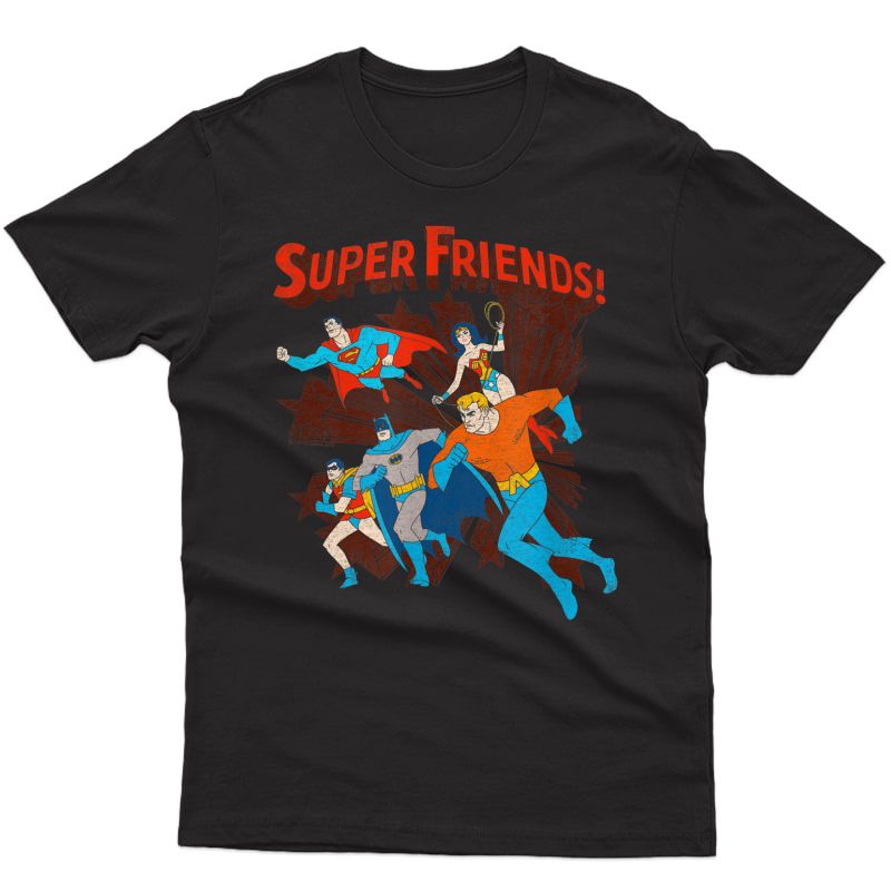 Justice League Super Friends Running T-shirt