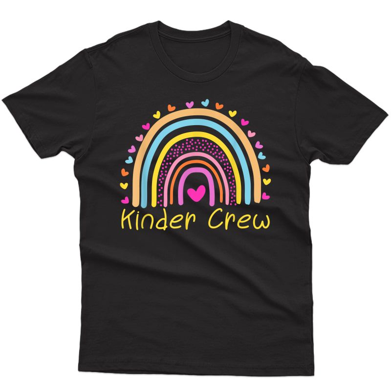 Kinder Crew Kindergarten Tea Rainbow T-shirt