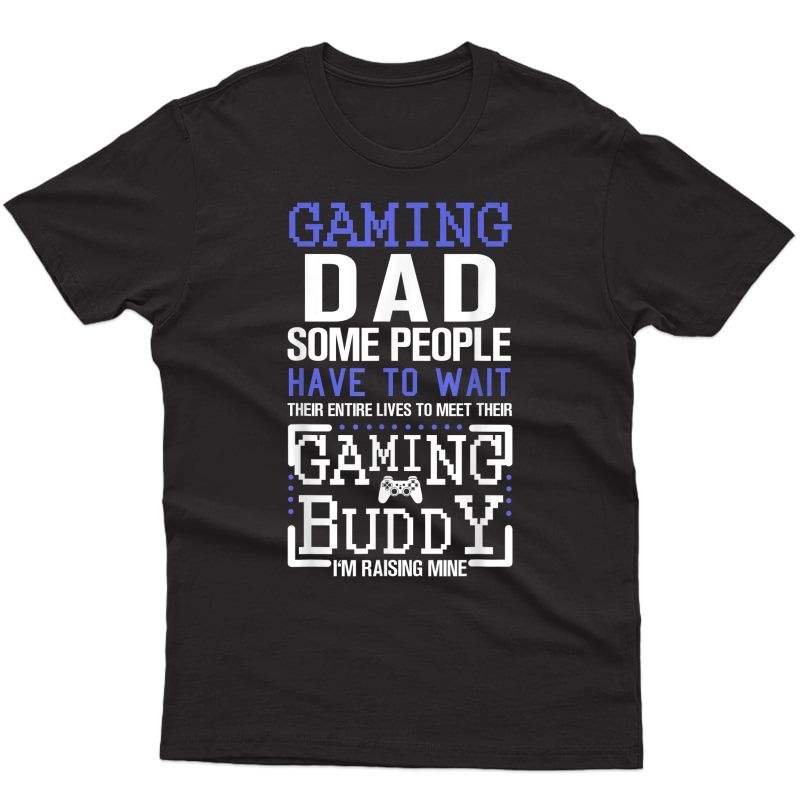 S Gaming Dad Funny Father Matching T-shirt
