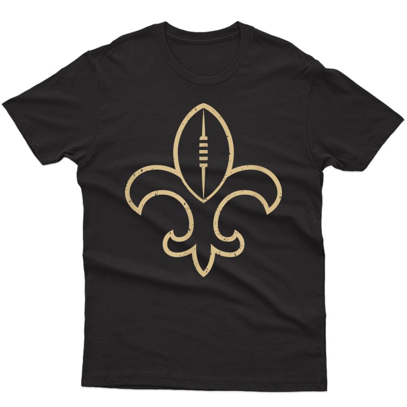 New Orleans Football Vintage Louisiana Nola Saint Retro T-shirt