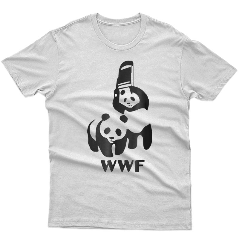 Panda Bear Wrestling T-shirt