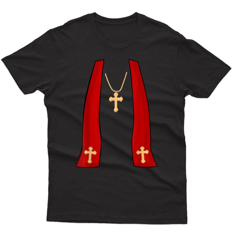 Pope Costume Shirt - Halloween Costume Minister Priest