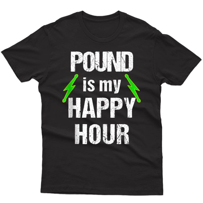 Pound Ness 'pound Is My Happy Hour' With Lightning Bolts Tank Top Shirts
