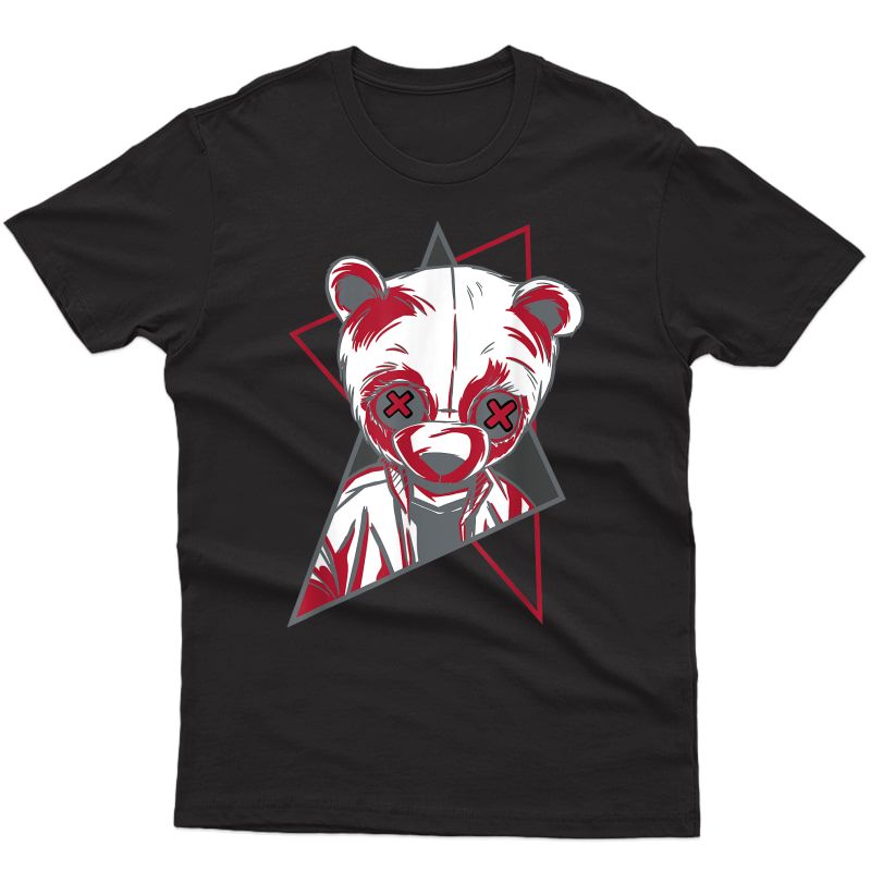 Teddy-bear Made To Match Jordan_13 Red_flint Retro T-shirt