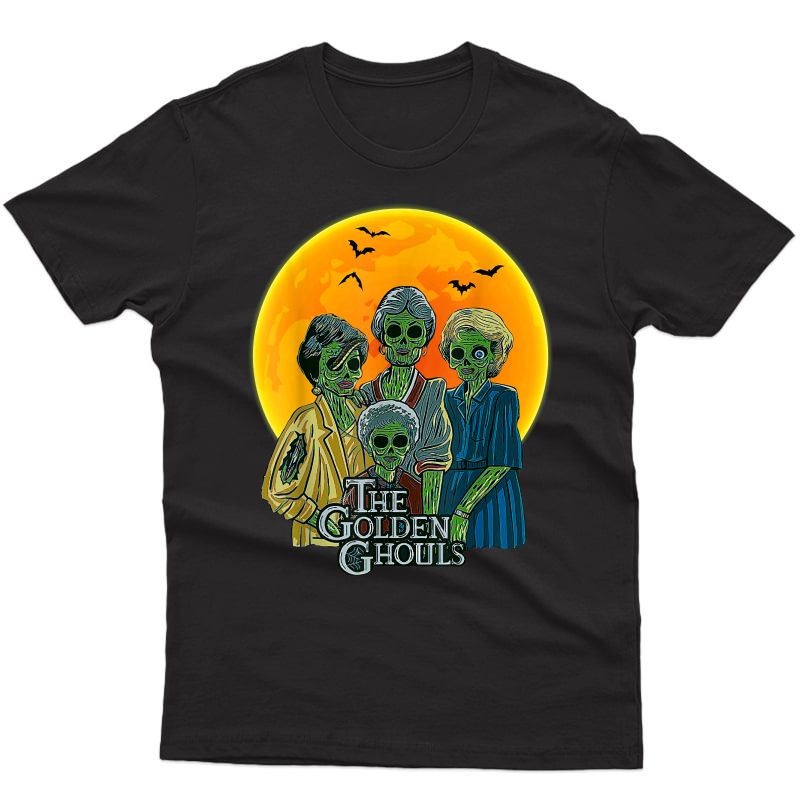 Vintage The Golden Ghouls Custom Gift For Halloween T-shirt