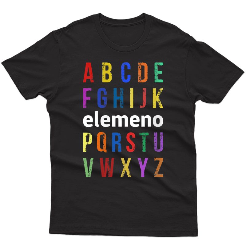  Eleo Alphabet - Funny Preschool Tea T-shirt