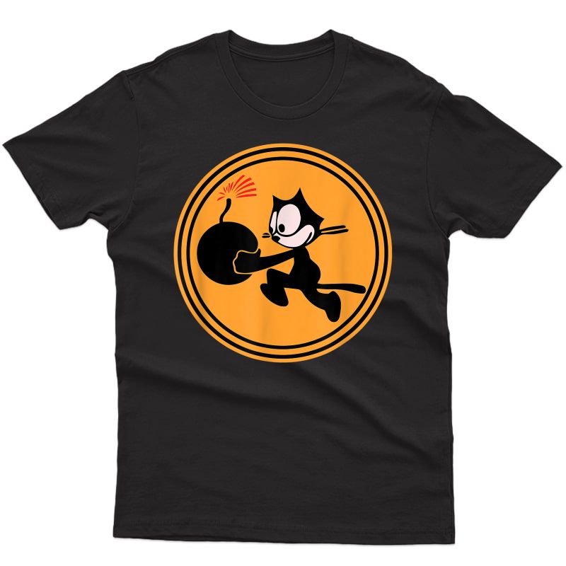 Ww2 Vfa-31 Tomcatters Squadron Patch Wwii Cat Cartoon T-shirt